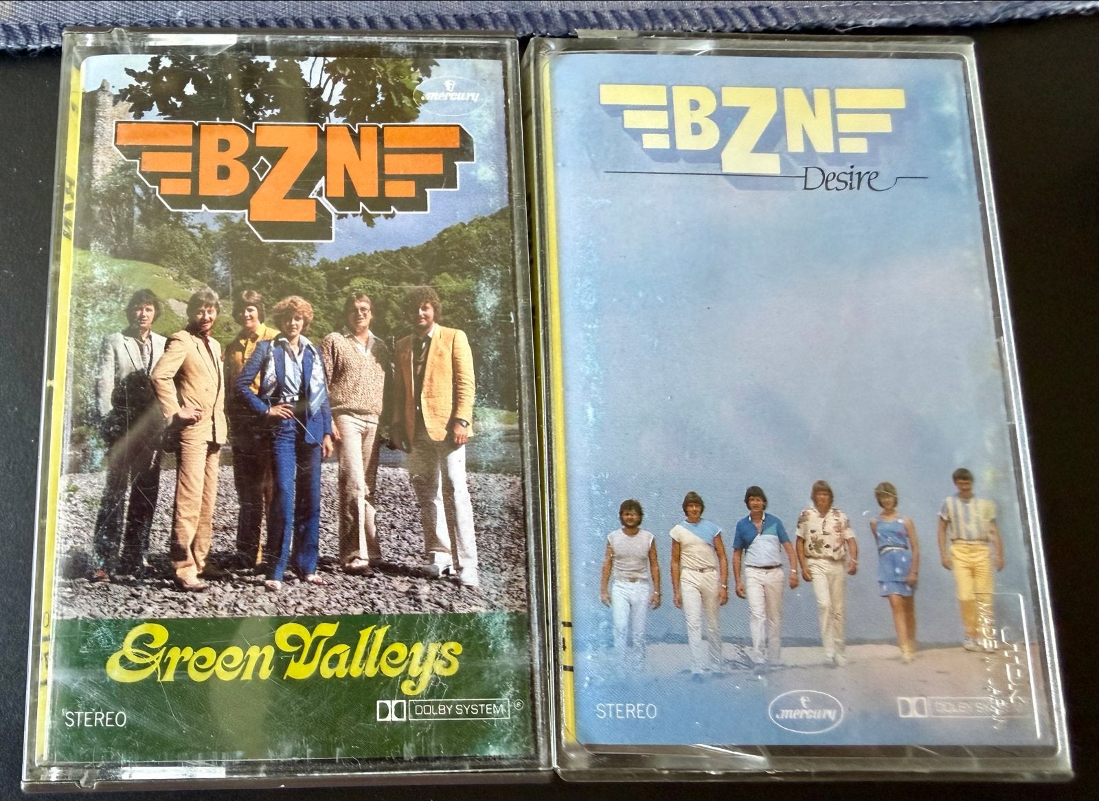 2 BZN Cassettes: Green Valleys & Desire - Pop Muziek, Cd's en Dvd's, Cassettebandjes, Gebruikt, 2 t/m 25 bandjes, Ophalen of Verzenden