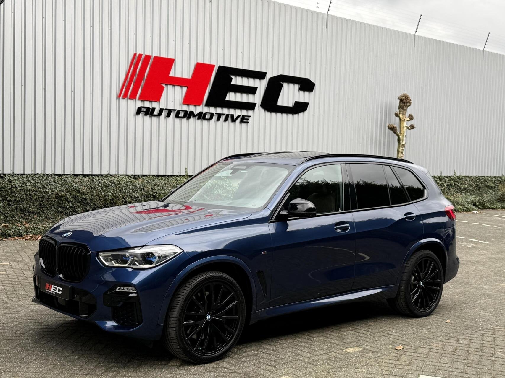 BMW X5 M50D M-SPORT HUD|4WB|PANO|LASER|HK|Luchtvering, Auto's, Gebruikt, 2993 cc, Blauw, Leder
