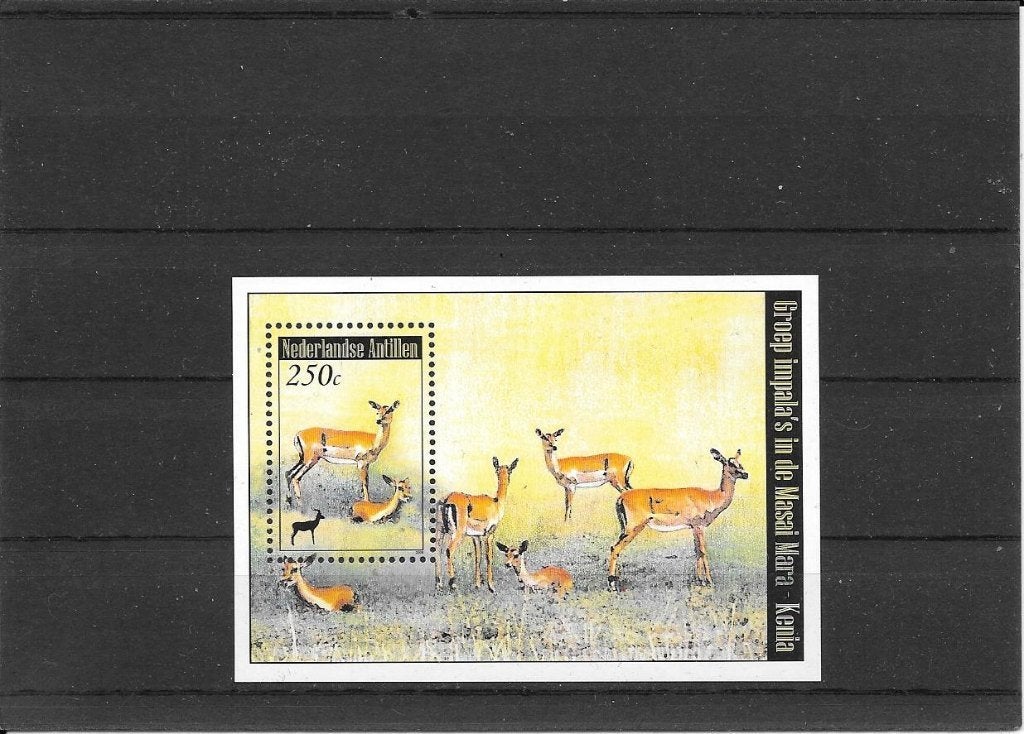 Nederlandse Antillen springbok, Ophalen of Verzenden, Postfris