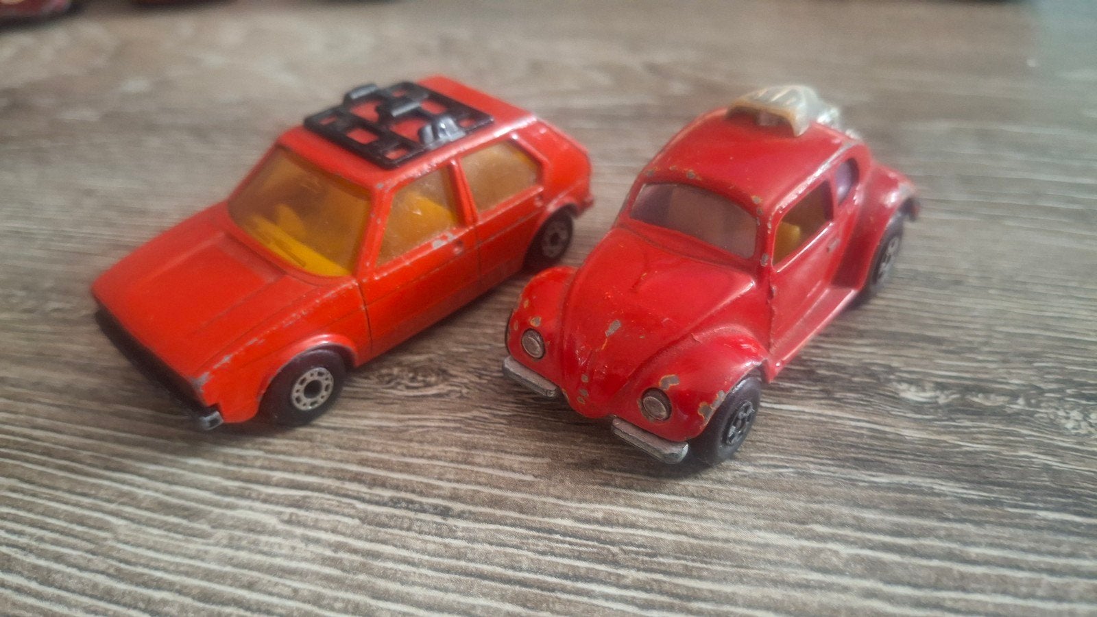 Vintage Matchbox VW Golf en Kever, Ophalen of Verzenden, Gebruikt, Auto, Matchbox