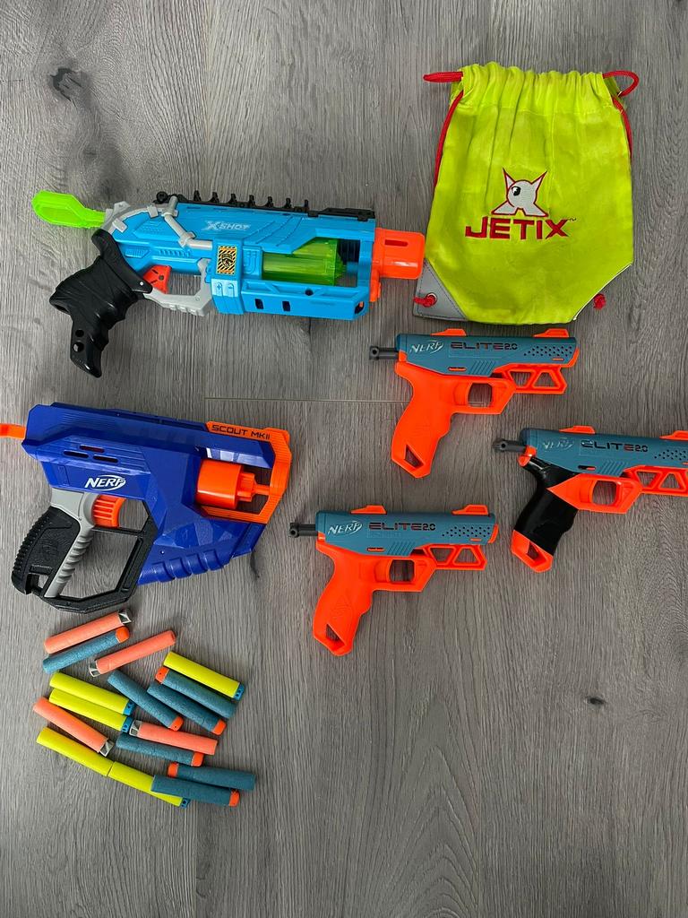 Nerf pistolen, Ophalen of Verzenden, Gebruikt