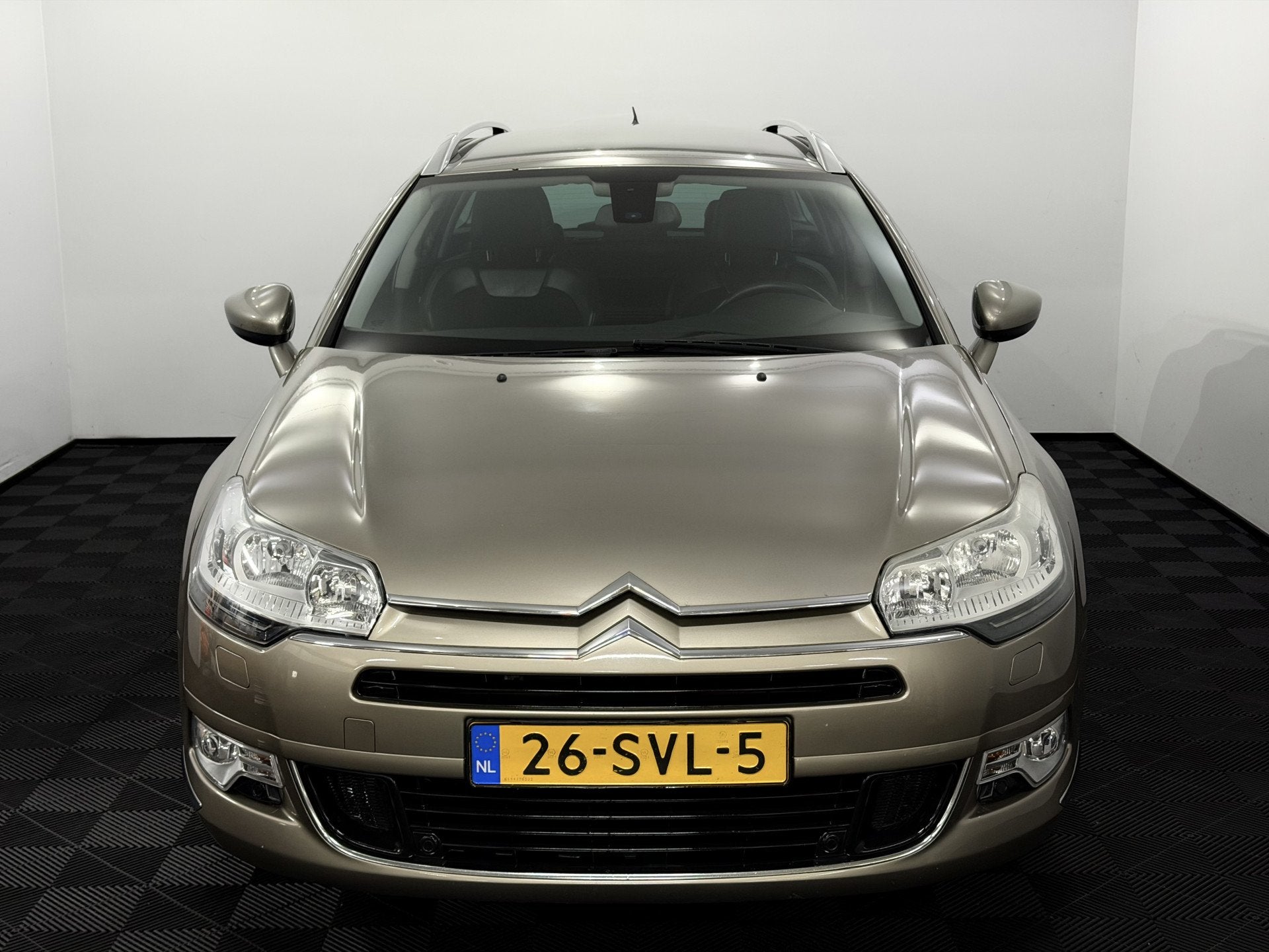 Citroën C5 Tourer 1.6 VTi Business Parkeersensoren, Half le, Auto's, Euro 5, Gebruikt, 4 cilinders, Leder en Stof