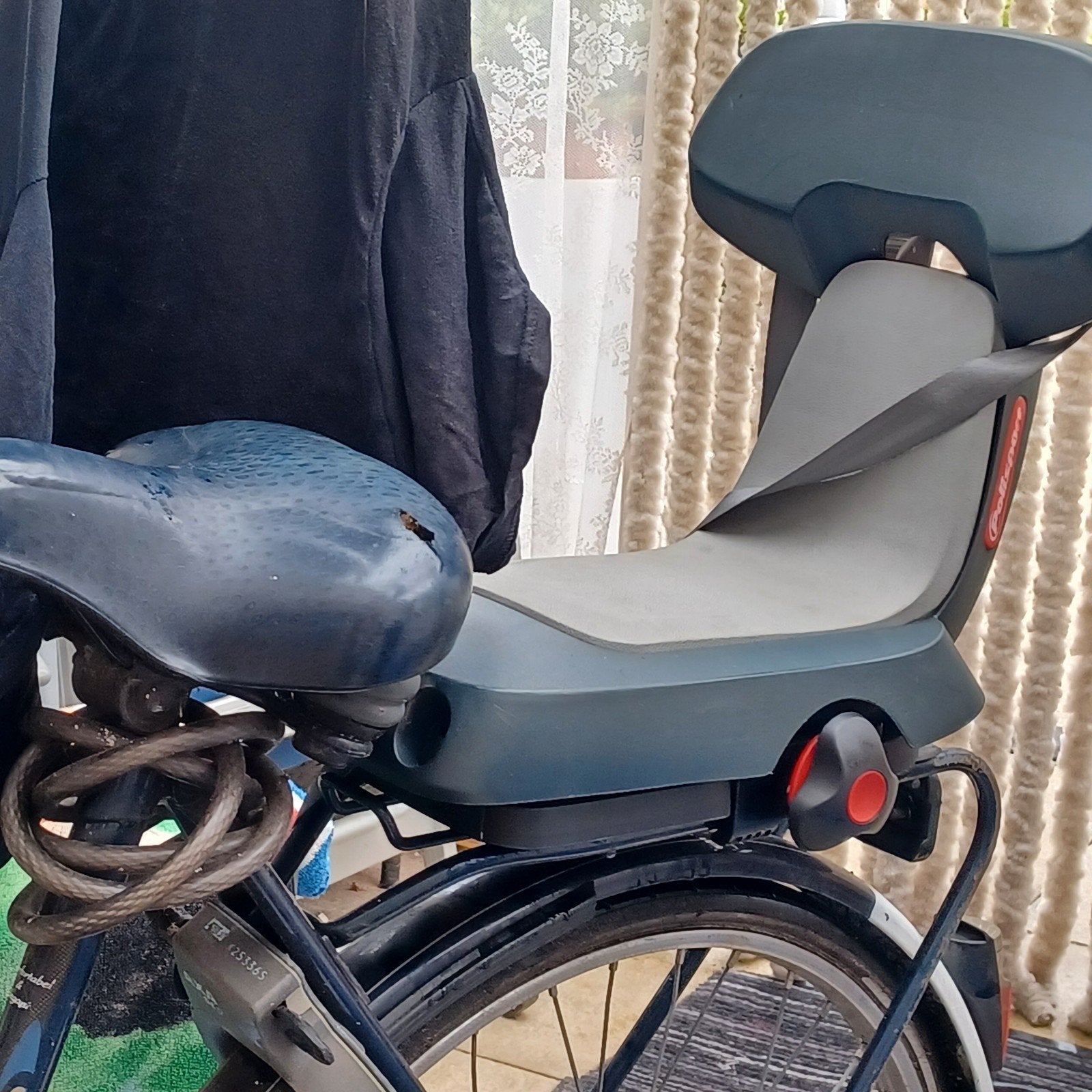 polysport guppy achterzitje 35€,qibbel  junior  35€, Fietsen en Brommers, Ophalen of Verzenden, Gebruikt, Voetsteuntjes