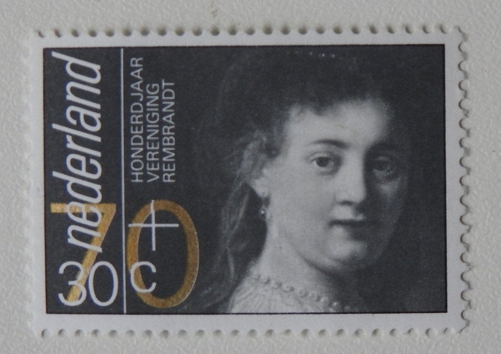 Postzegel 1983 100 jaar vereniging Rembrandt, Verzenden, Na 1940, Postfris
