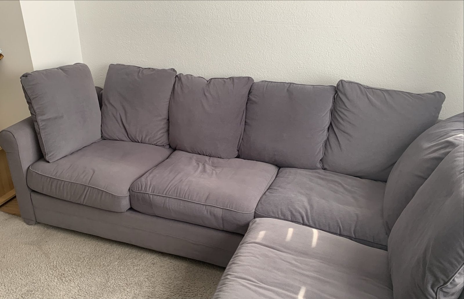 Ikea Grönlid hoekbank met opbergruimte, Huis en Inrichting, Ophalen, Gebruikt, 100 tot 125 cm, Hoekbank