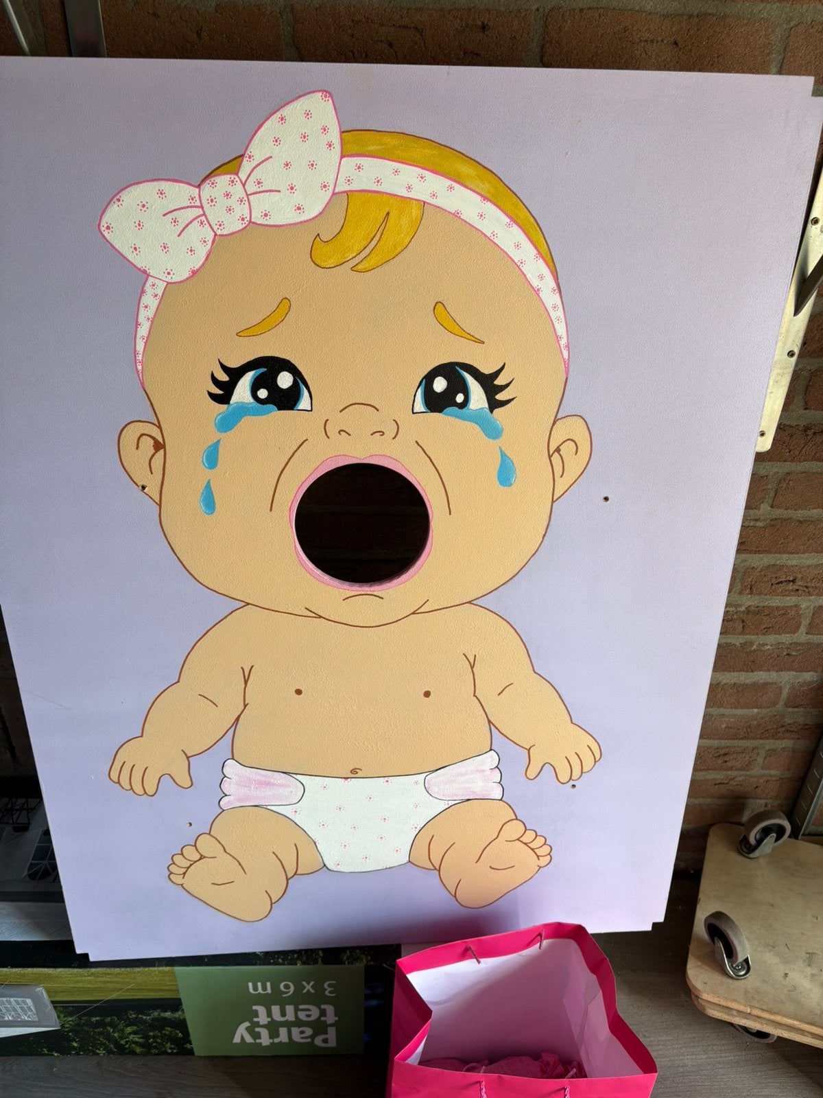 Leuk spel voor babyshower, Ophalen, Zo goed als nieuw