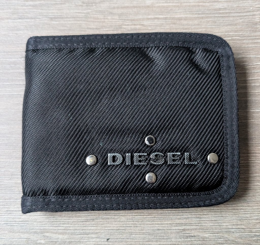 Diesel Portmonee, Sieraden, Tassen en Uiterlijk, Portemonnees, Ophalen of Verzenden, Zo goed als nieuw, Zwart, Overige merken