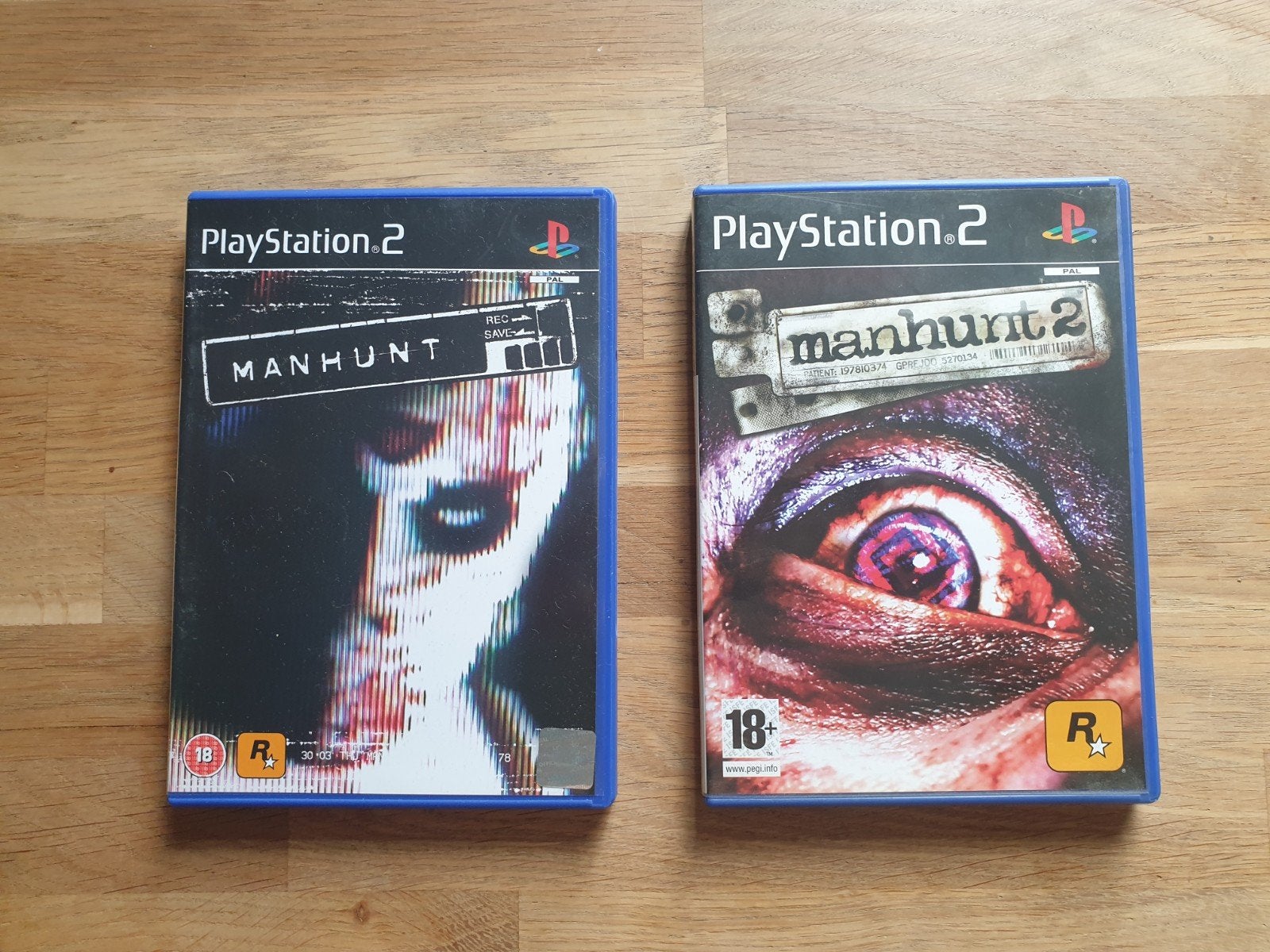 Manhunt 1 & 2 PS2 - Zeldzame horror games, Spelcomputers en Games, Avontuur en Actie, Gebruikt, Vanaf 18 jaar, 1 speler