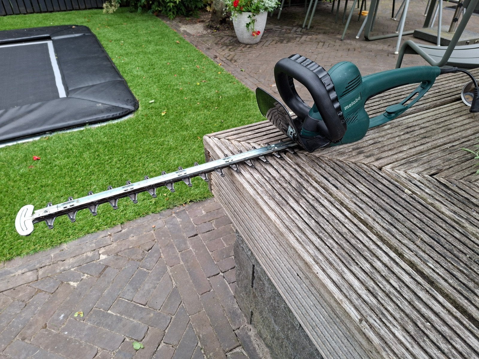 Metabo HS 55 Heggenschaar, Tuin en Terras, Heggenscharen, Ophalen, Gebruikt, Elektrisch