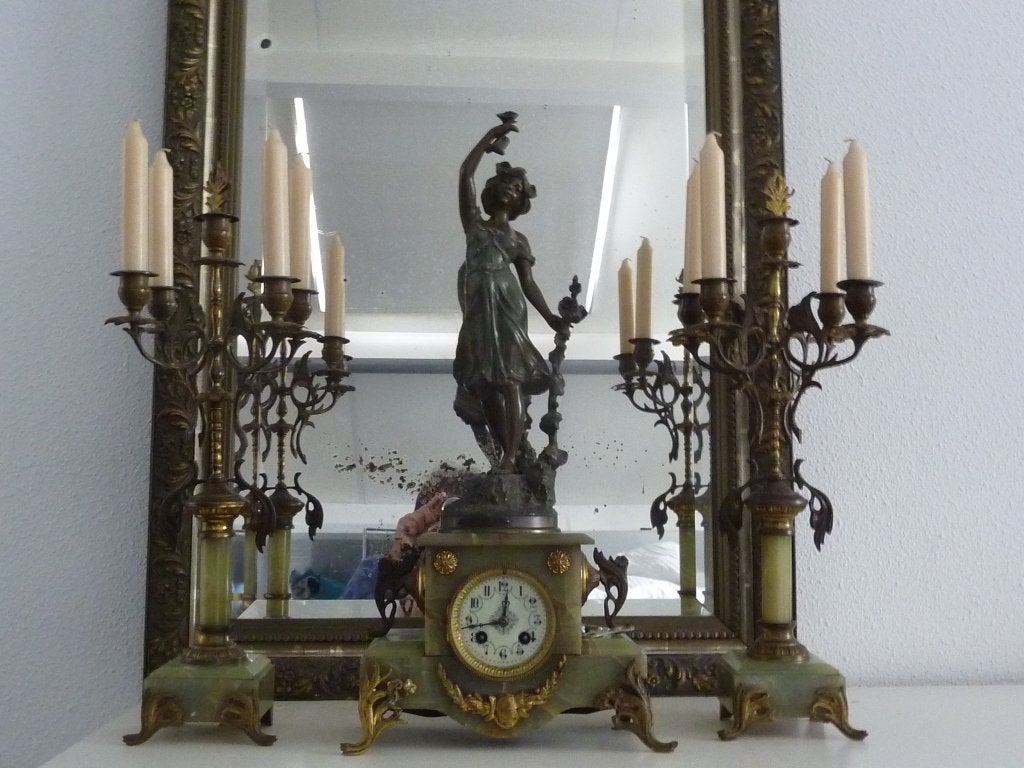 pendule stel, Ophalen