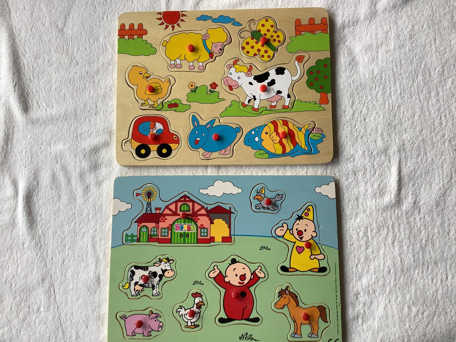 Houten puzzels, Ophalen of Verzenden, Minder dan 10 stukjes, Zo goed als nieuw, 6 maanden tot 2 jaar