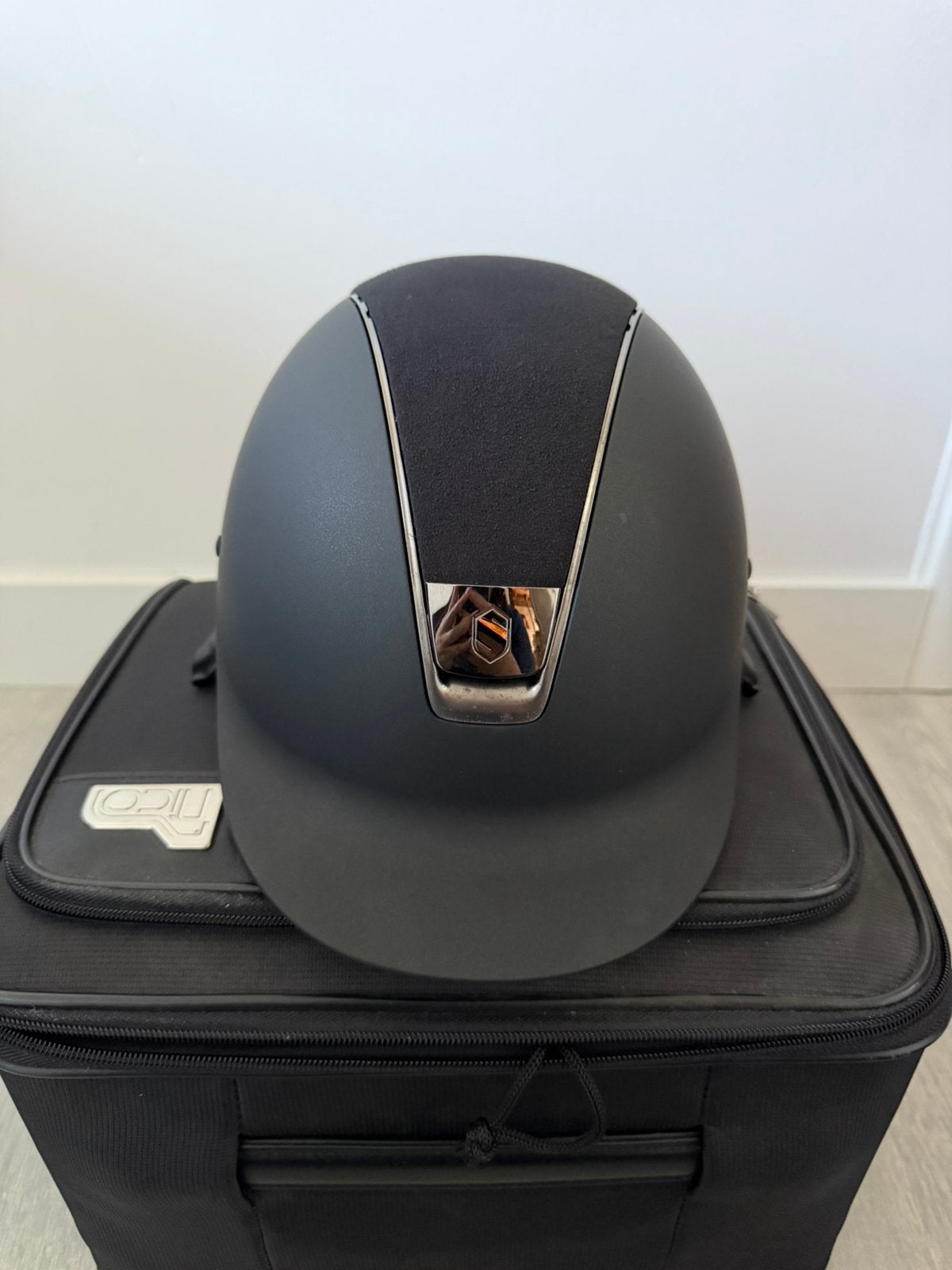 Samshield cap maat 58-M, Dieren en Toebehoren, Paardrijkleding, Ophalen, Zo goed als nieuw, Dressuur