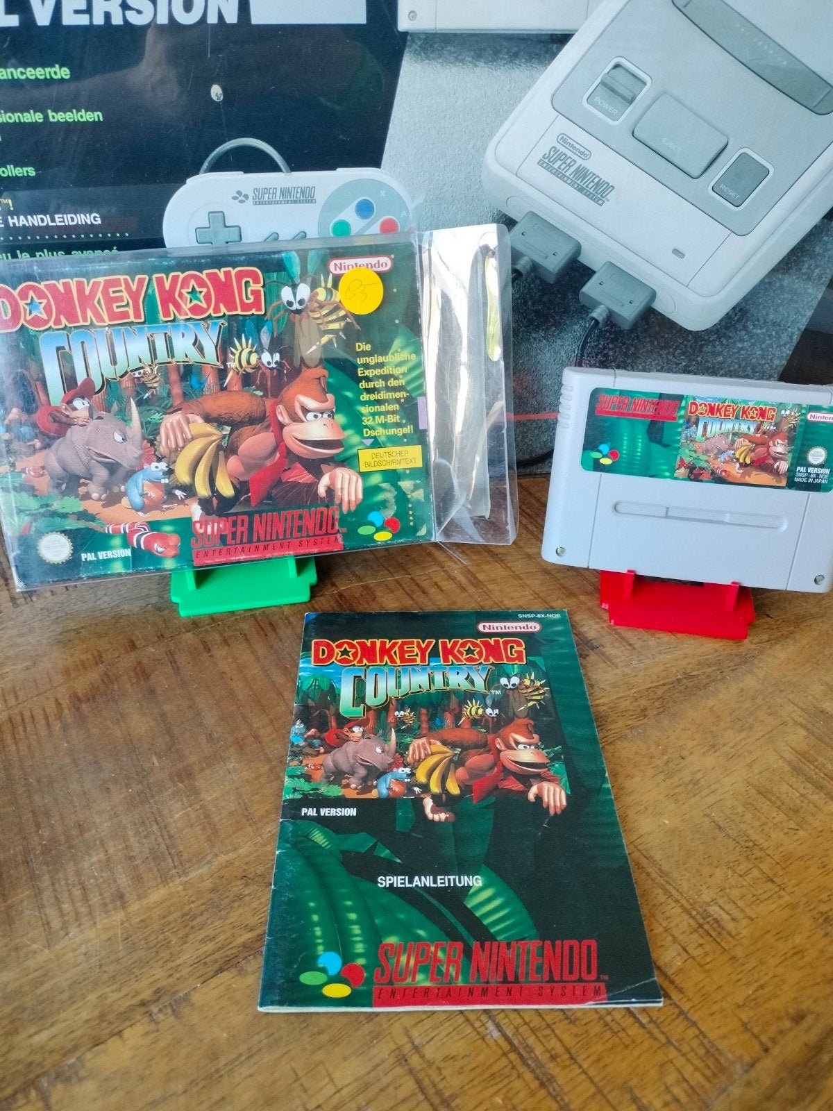 Donkey Kong Country SNES PAL Compleet met handleiding, Gebruikt, 1 speler, Ophalen of Verzenden, Vanaf 3 jaar