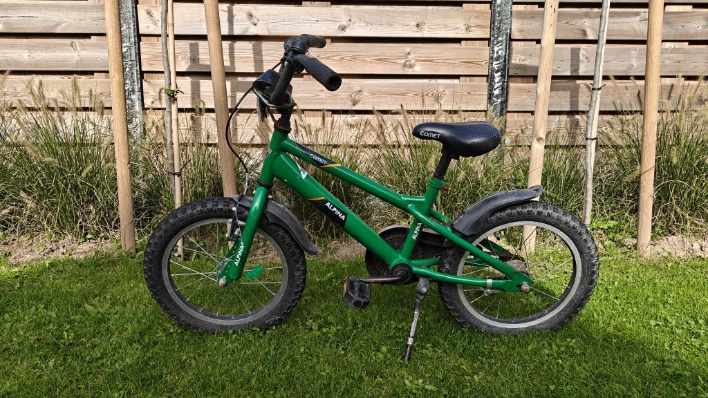 Alpina Comet - Jongensfiets - 14 inch, groen, Ophalen, Terugtraprem, Gebruikt, Alpina