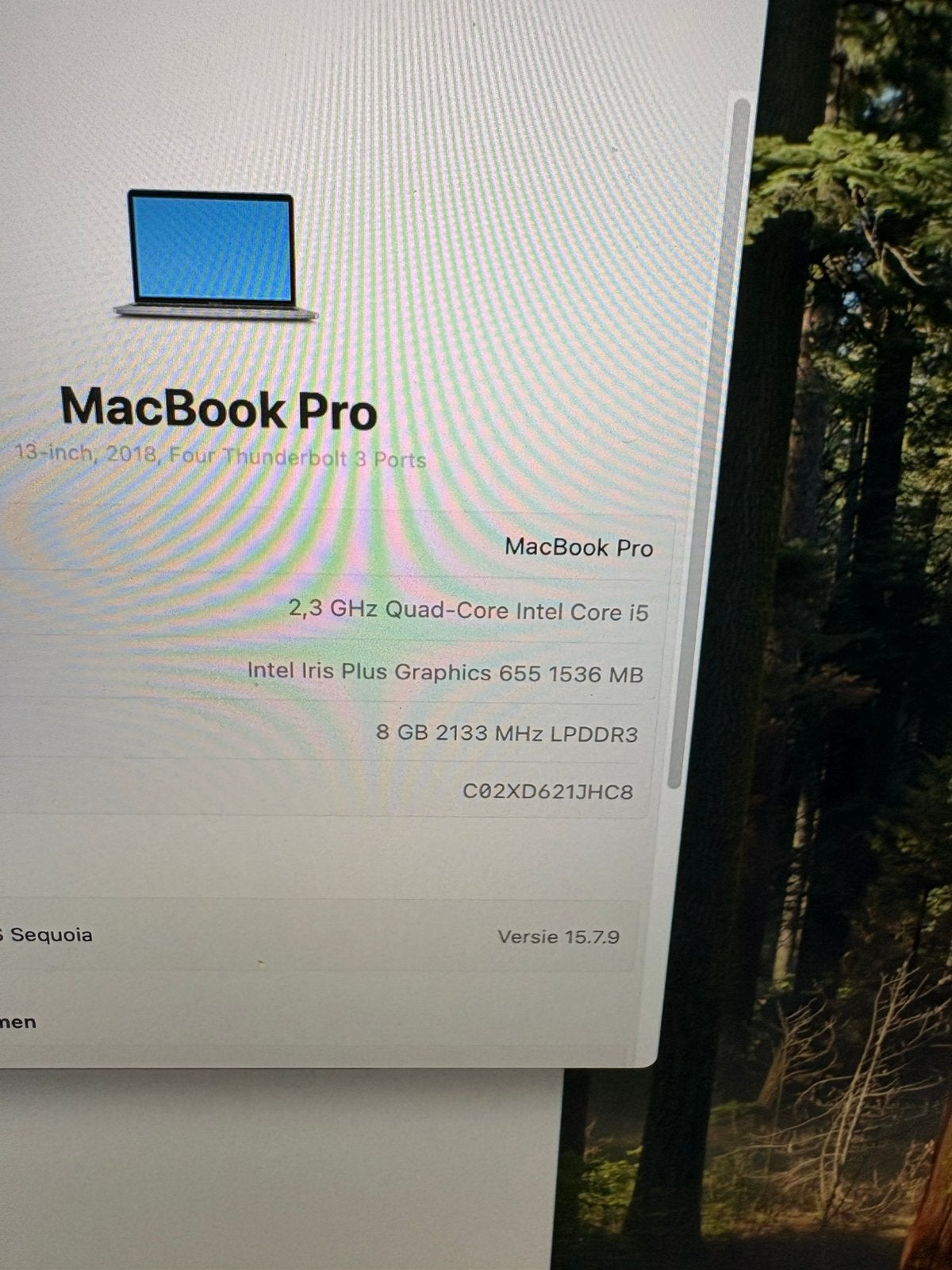 Foto 6 van MacBook Pro 13-inch (2018) – Intel Core i5 – 8 GB RAM