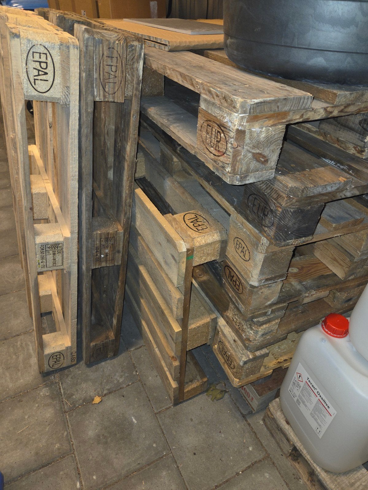 Gebruikte EPAL en EUR pallets - Diverse maten, Doe-het-zelf en Verbouw, Hout en Planken, Gebruikt, Ophalen of Verzenden, 50 mm of meer