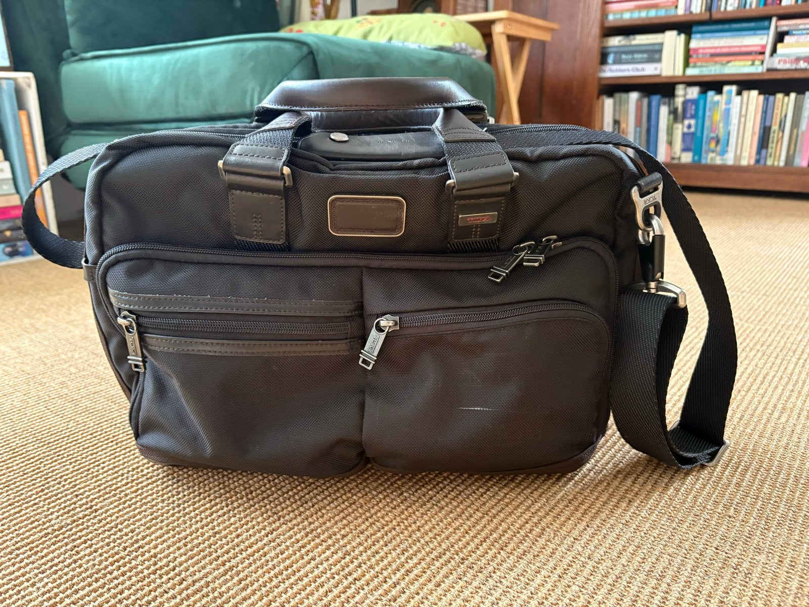 Tumi Laptoptas - Bruin/Zwart, Zo goed als nieuw
