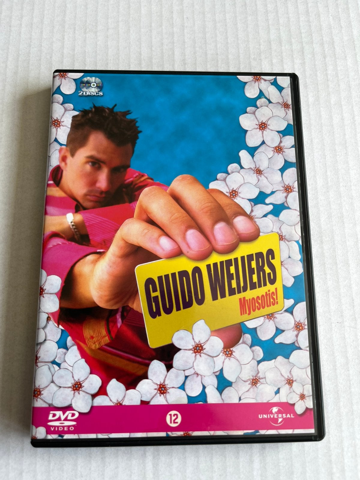 Guido Weijers - Myosotis! (2 DVD's), Vanaf 12 jaar, Ophalen of Verzenden, Gebruikt, Stand-up of Theatershow