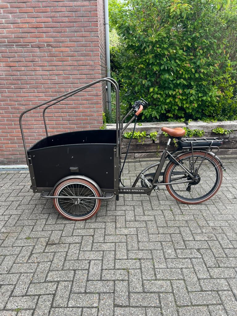 Elektrische Bakfiets, Fietsen en Brommers, Fietsen | Bakfietsen, Gebruikt, 2 kinderen, Ophalen