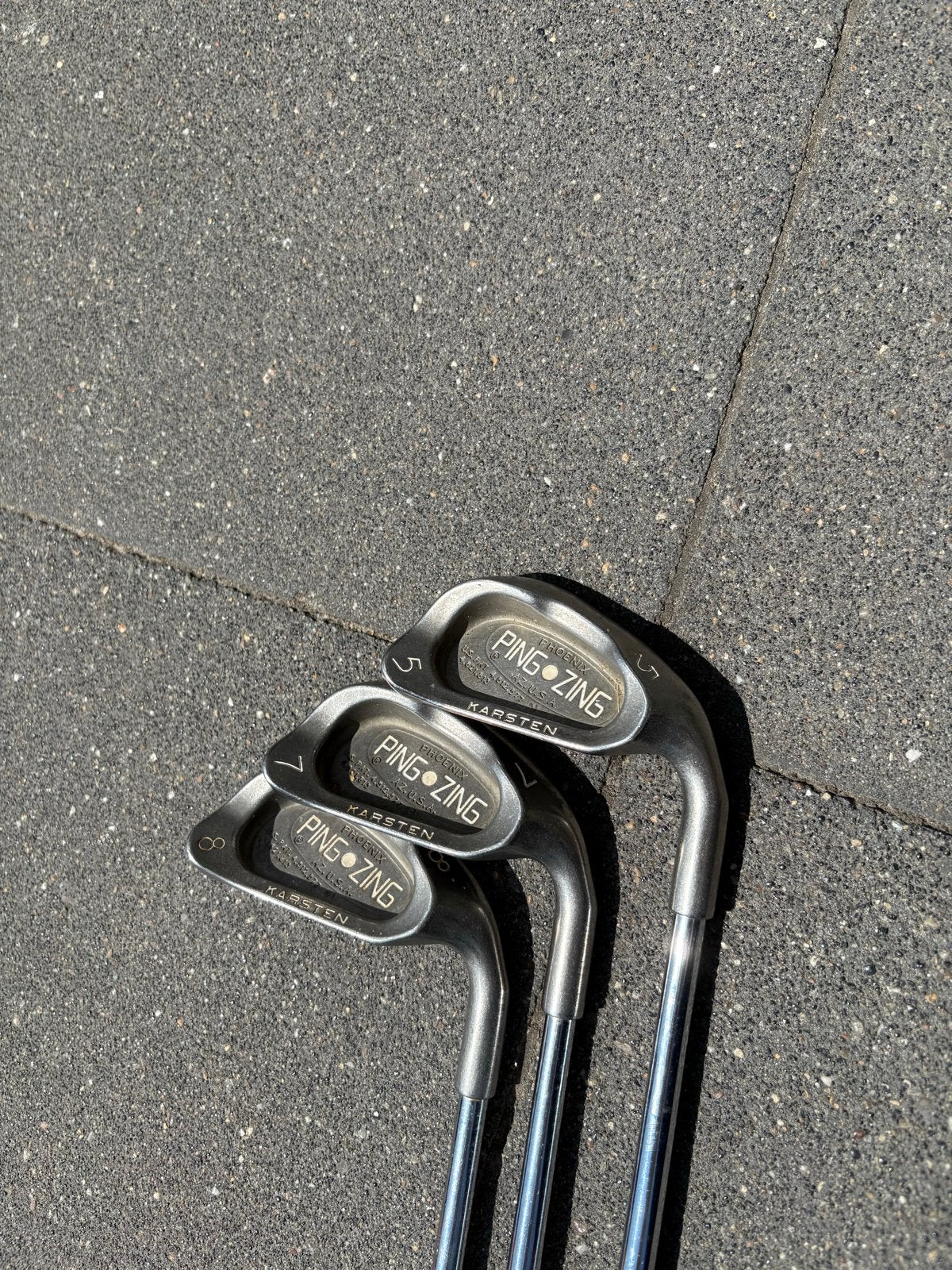 Ping Zing Golfclubs (IJzers 5, 7, 8), Sport en Fitness, Golf, Ophalen, Gebruikt, Club, Ping