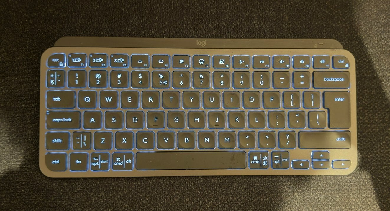 Logitech MX Keys Mini Draadloos inclusief factuur, Computers en Software, Ophalen, Zo goed als nieuw, Draadloos, Qwerty