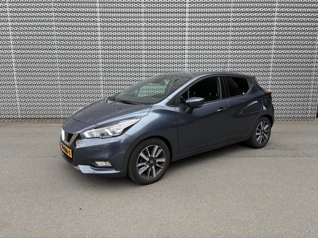 Nissan Micra 0.9 Ig-t 90pk 2018 Navigatie | Camera | Cruise, Voorwielaandrijving, 898 cc, Stof, 40 €/maand