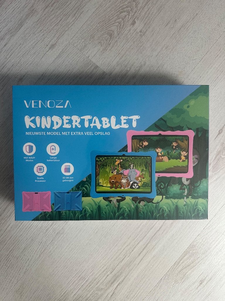 Kindertablet venoza roze of blauw, 10 inch, Usb-aansluiting, 32 GB, Nieuw