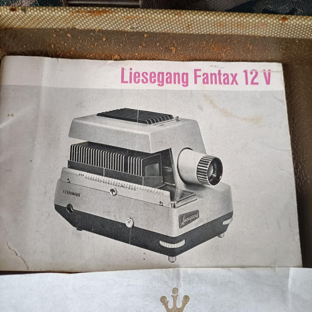 Dia projecter. Liesegang fantax. 12 v., Ophalen