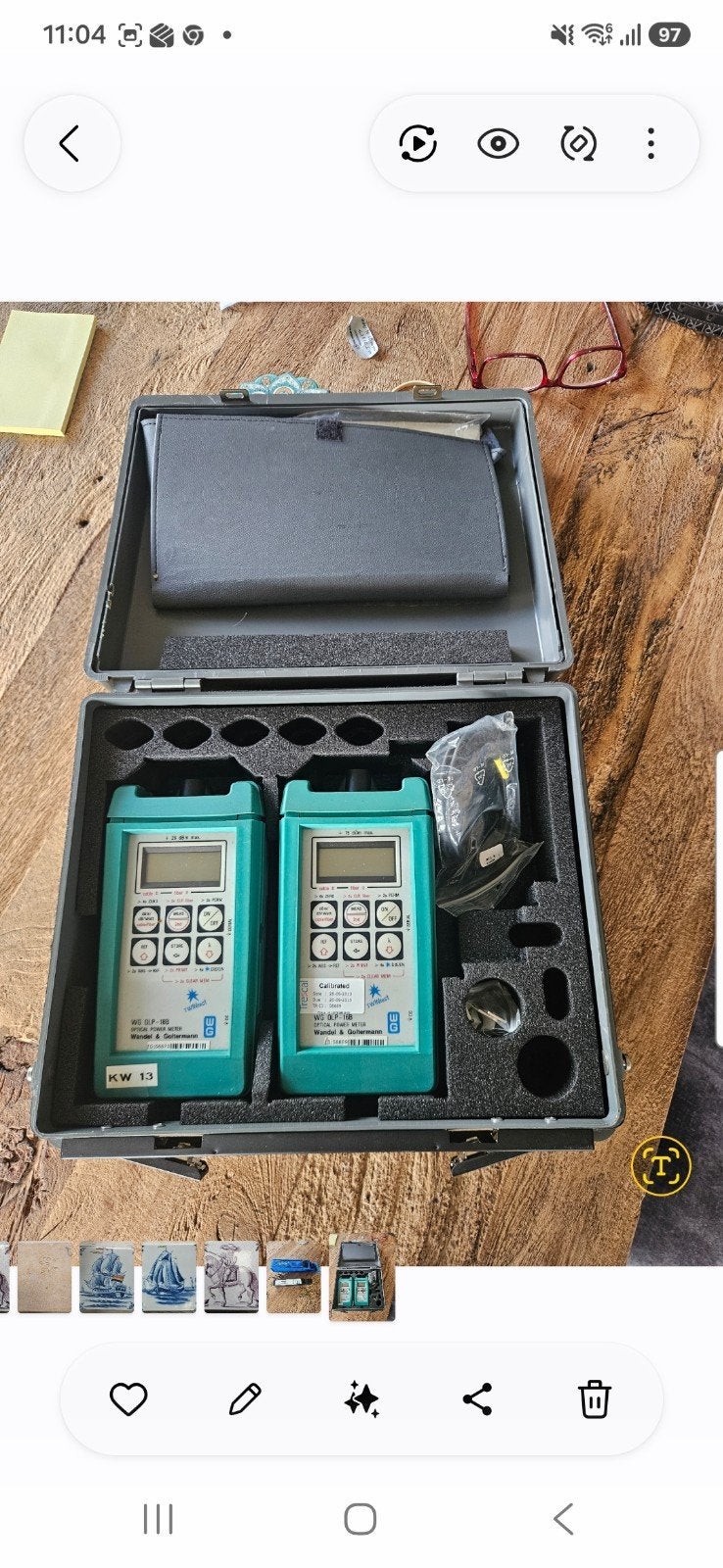 WG OLP 18b en 16b (Glasvezel meetapp.), Doe-het-zelf en Verbouw, Ophalen