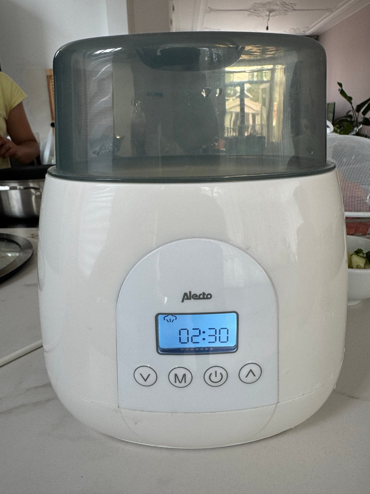Alecto BW 700 Dubbele Flessenwarmer & Sterilisator, Ophalen, Flessen- of potjesverwarmer, Alecto, Zo goed als nieuw