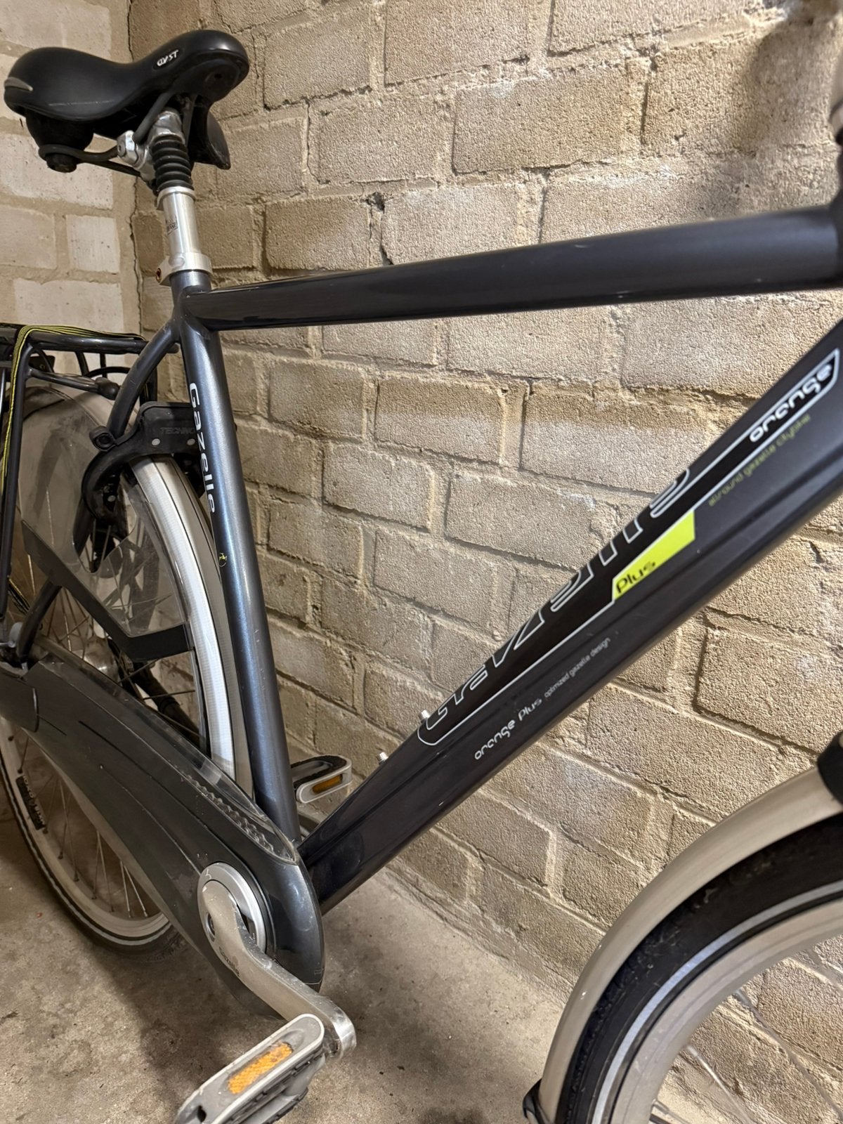 Gazelle Orange Herenfiets met 7 versnellingen, Ophalen, Minder dan 10 versnellingen, Zo goed als nieuw, 57 tot 61 cm