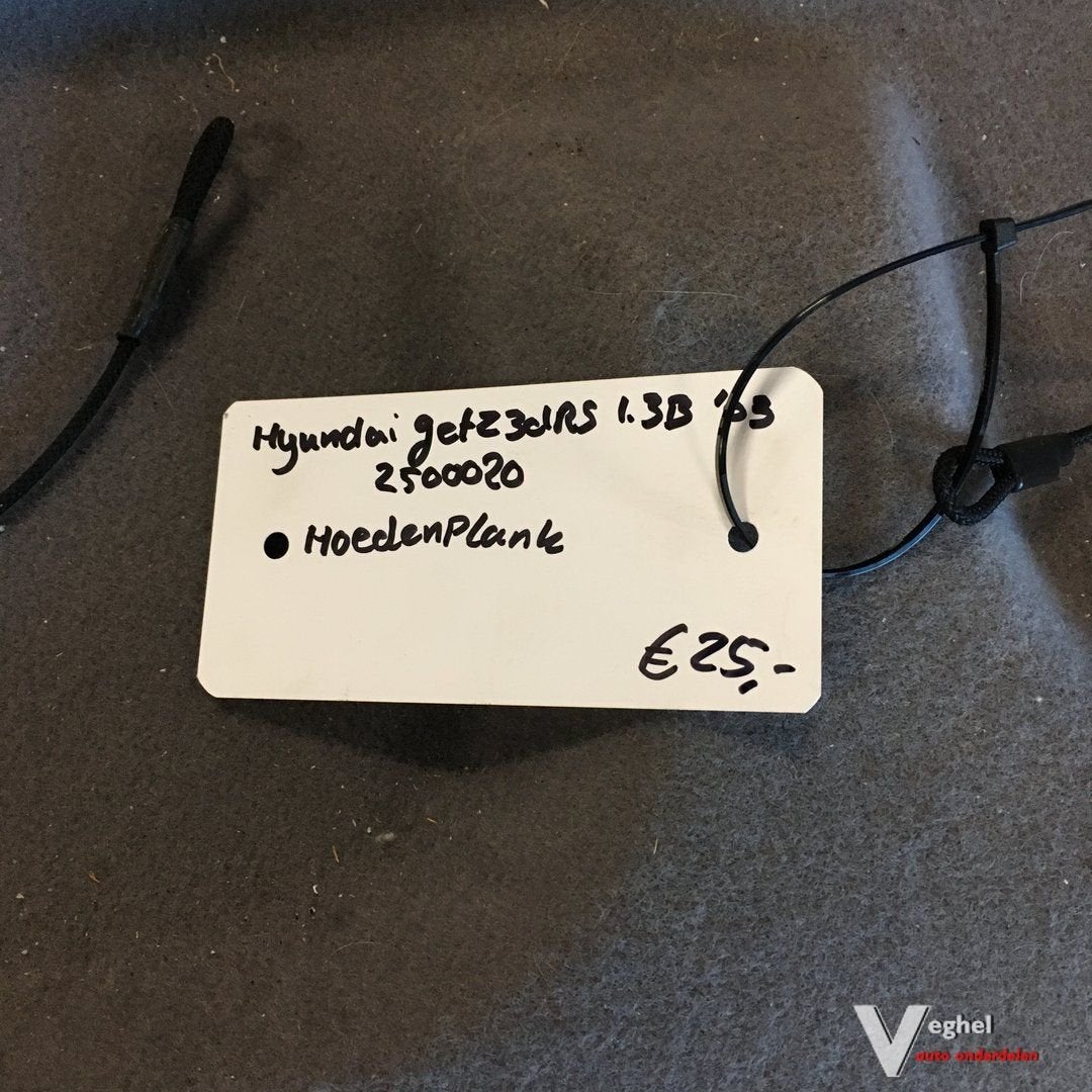 Hyundai Getz 1.3 B 3 drs 2003 Wagennr 2500020 Hoedenplank, Auto-onderdelen, Gebruikt, -, -, Ophalen of Verzenden