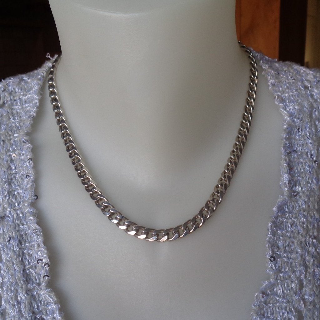 zilveren royale gourmet ketting met klauw sluiting [869], Sieraden, Tassen en Uiterlijk, Kettingen, Ophalen of Verzenden, Zo goed als nieuw