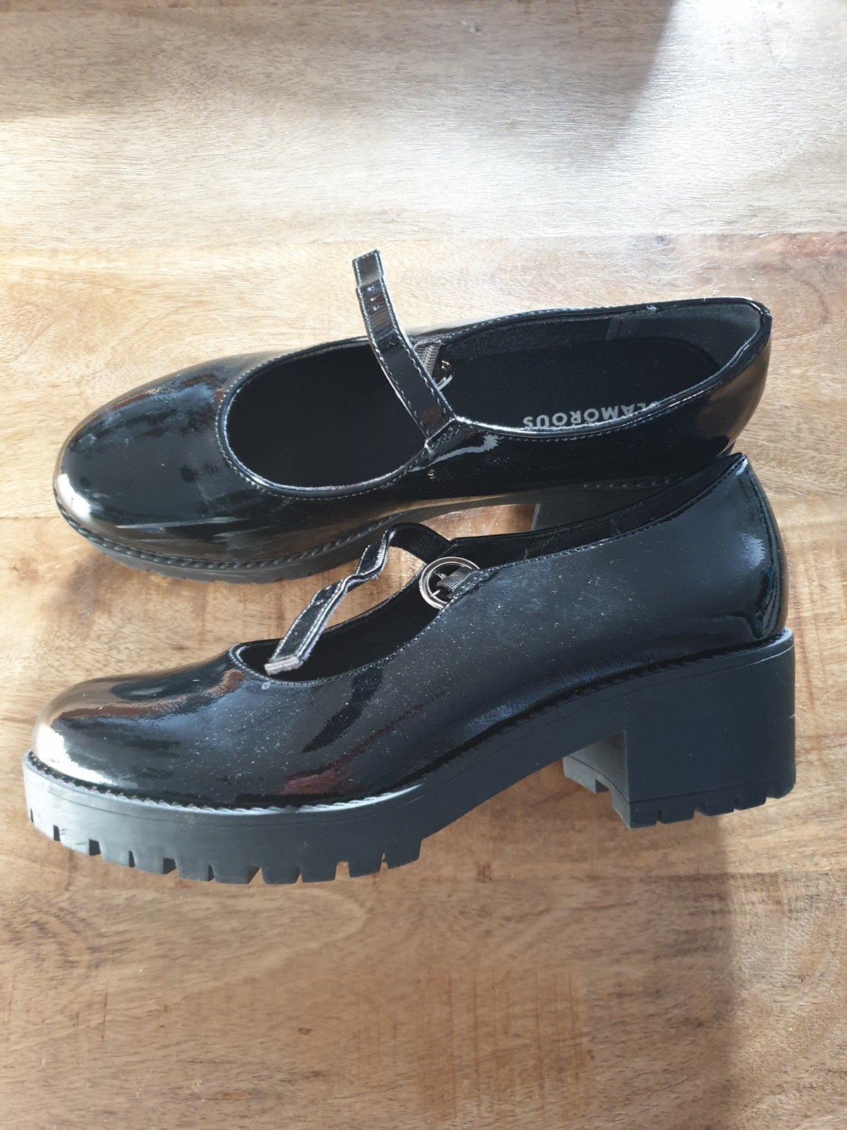 Nieuwe zwarte lak Mary Jane schoenen maat 39, Zwart, Nieuw, Ophalen of Verzenden, Glamorous