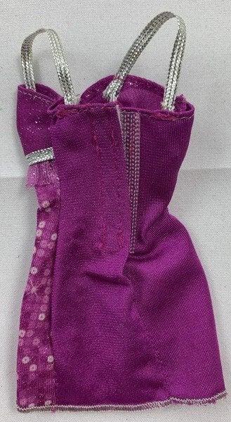 Barbie Loves Glitter Makeup T7435 Pop paarse jurk kleding, Verzamelen, Poppen, Coolsingel 104, 3011 AG Rotterdam, Netherlands