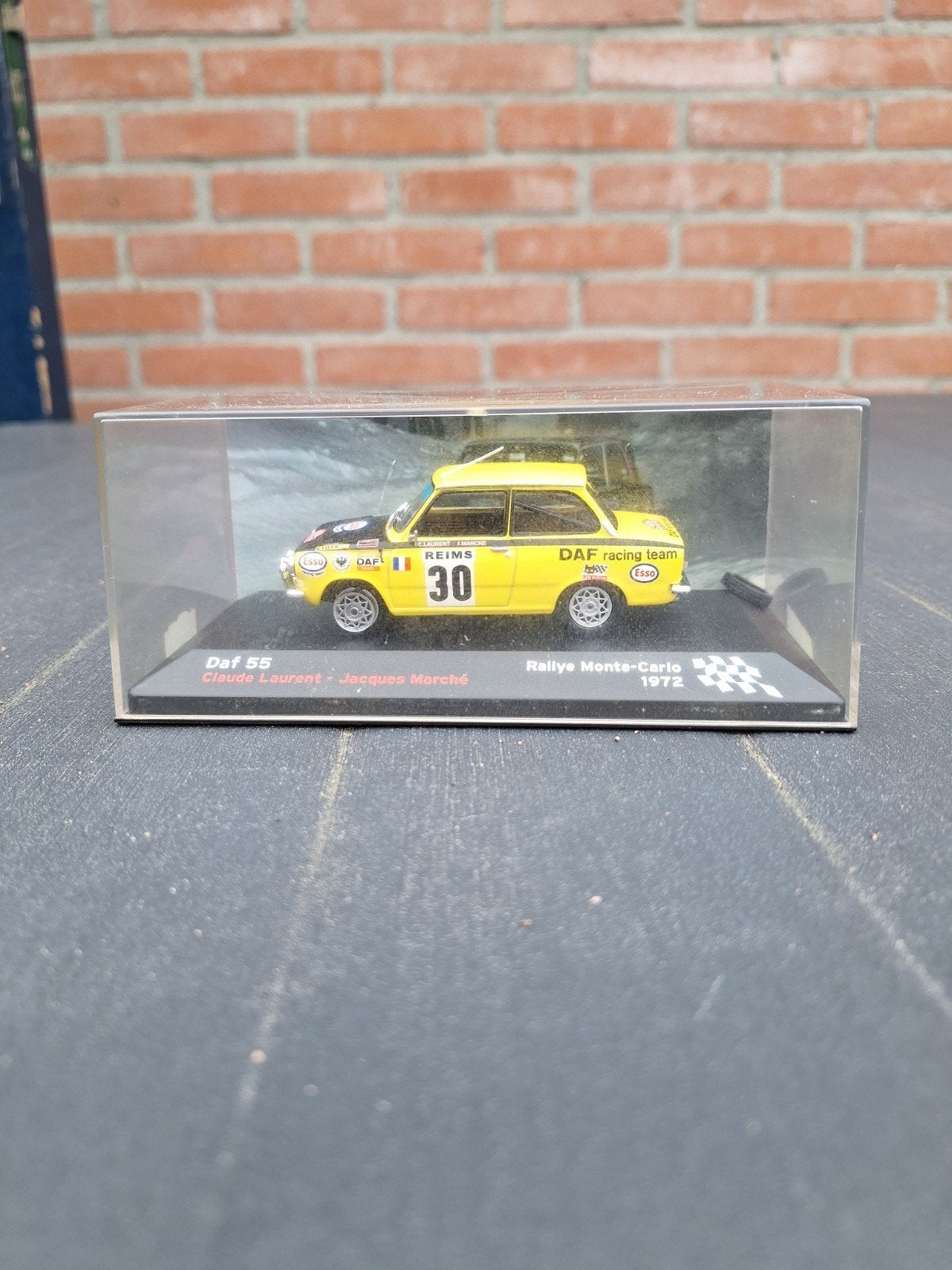 DAF 55 Rally Monte-Carlo 1972 Variomatic Sedan 1:43, Ophalen of Verzenden, Zo goed als nieuw, Auto