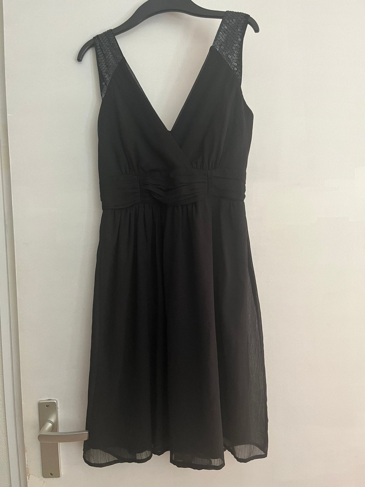 Zwarte jurk, Kleding | Dames, Maat 38/40 (M), Verzenden, Zwart, Gedragen