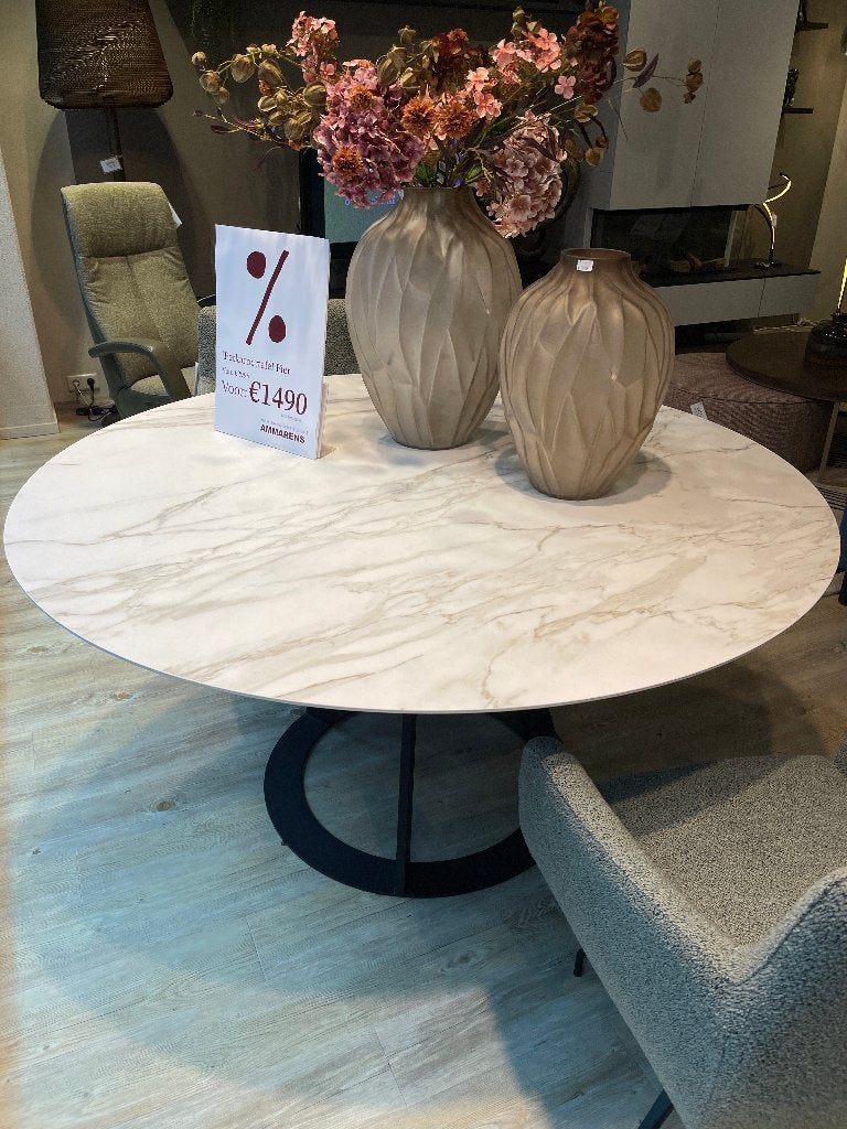 Harvink ronde eettafel Ø150 | SALE €1490, Ophalen, Rond, Nieuw, Vijf personen of meer