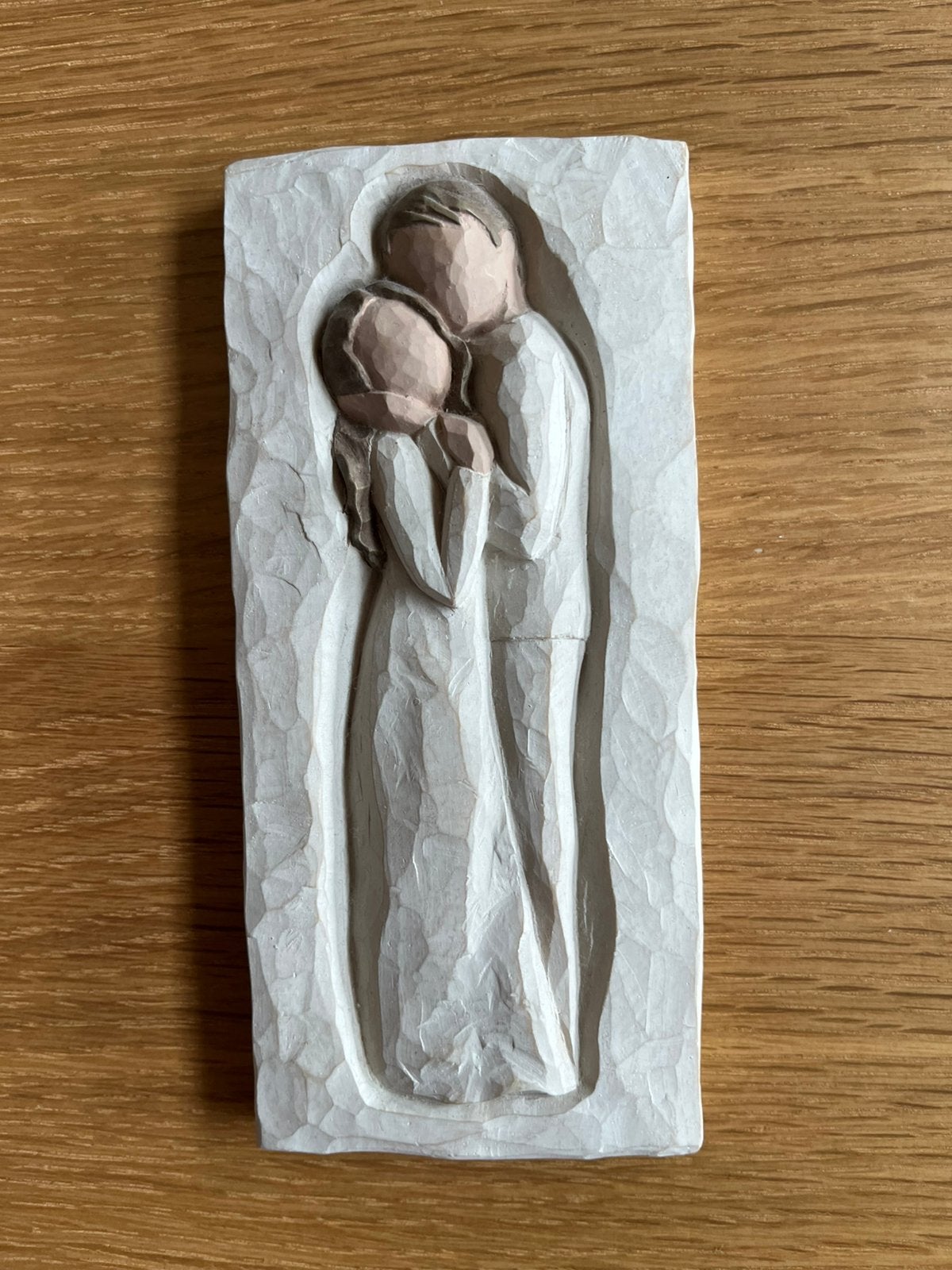 Willow Tree muur tegel hanger 15 x 7 cm “in love embrace”, Verzamelen, Ophalen of Verzenden, Dier