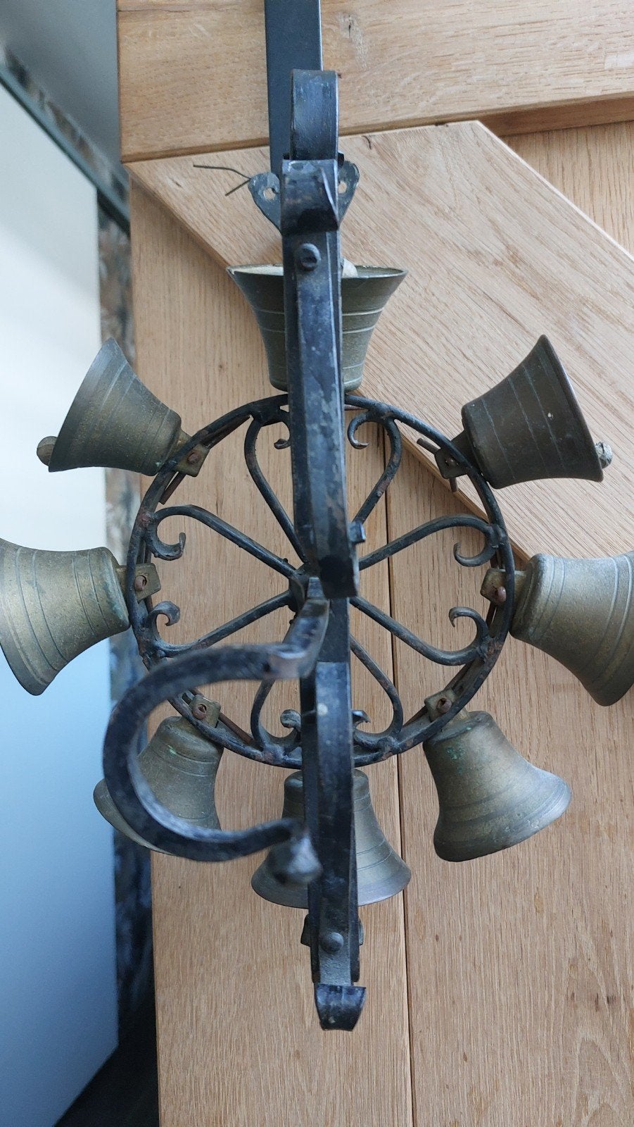 Antiek klokkenwiel, Ophalen of Verzenden