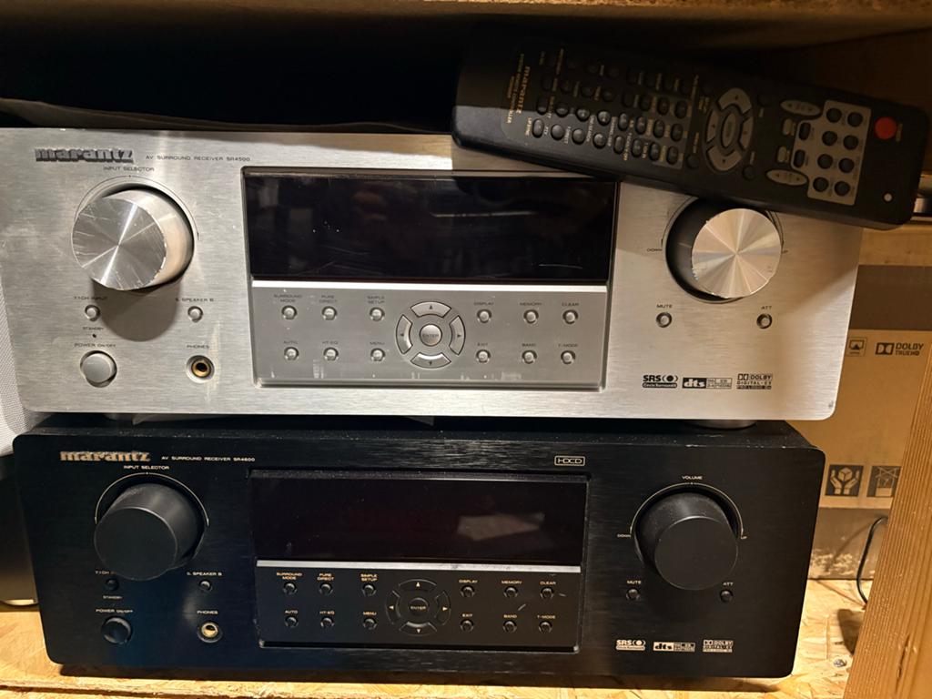 Marantz AV Surround Receiver SR4500 (Zilver en Zwart), Gebruikt, 60 tot 120 watt, Ophalen, Marantz