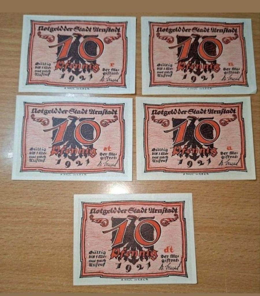 Duits Notgeld Arnstadt Noodgeld, Ophalen of Verzenden, Duitsland
