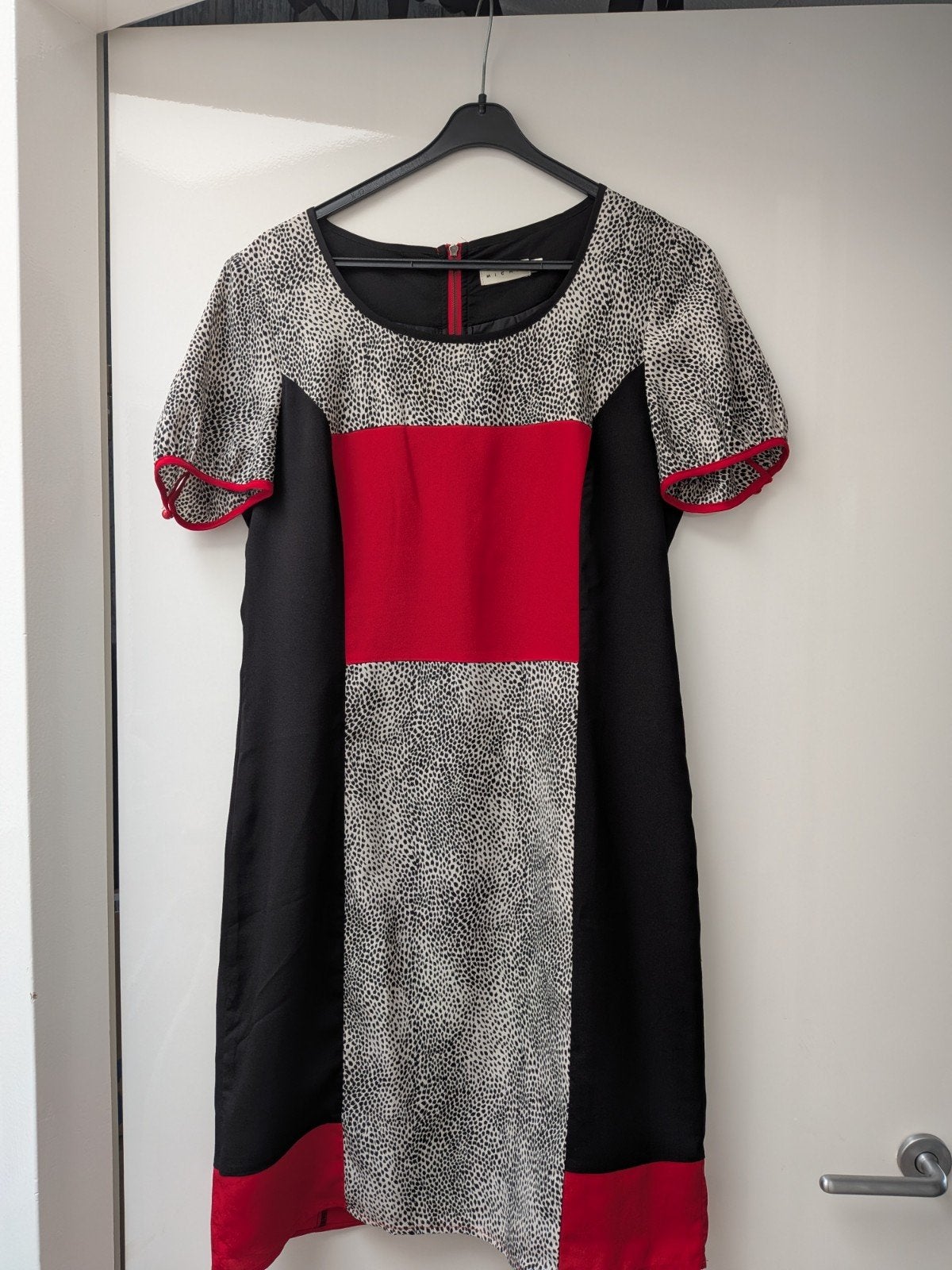 Micha zomerjurk animal print maar M/38, Kleding | Dames, Maat 38/40 (M), Zwart, Ophalen of Verzenden, Zo goed als nieuw