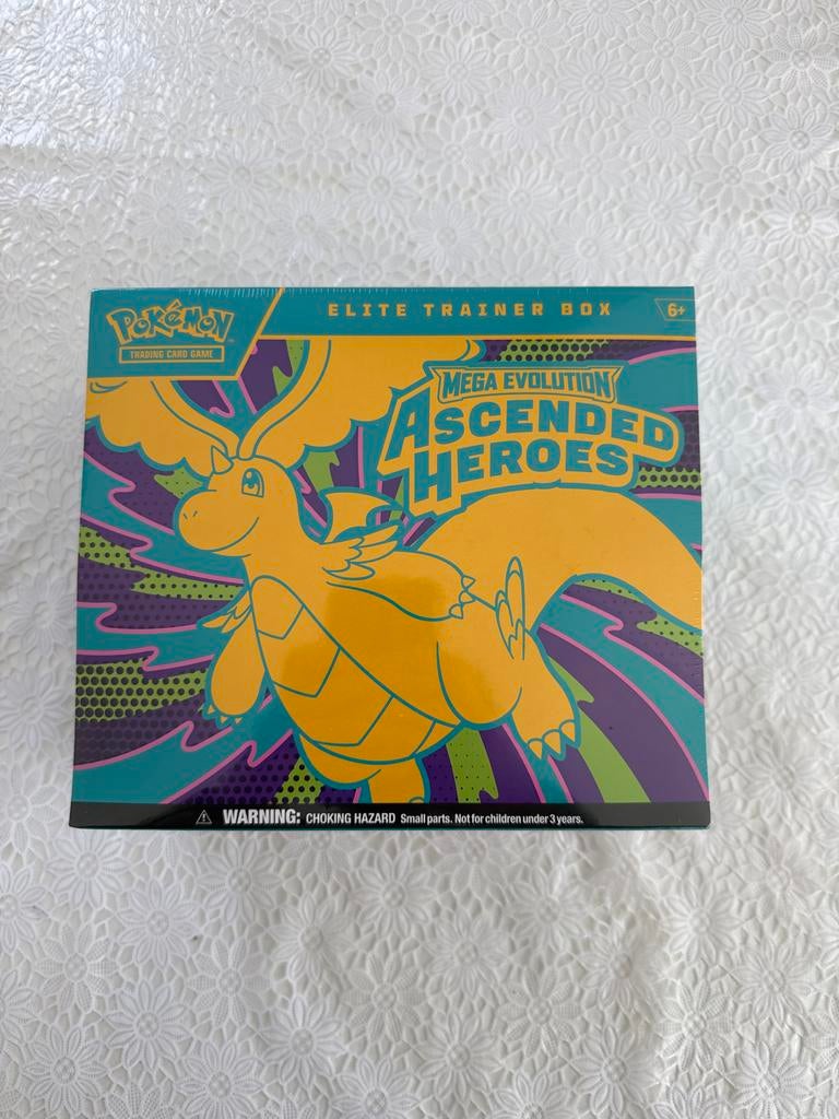 Pokémon TCG Mega Evolution Ascended Heroes Elite Trainer Box, Ophalen of Verzenden, Nieuw, Boosterbox