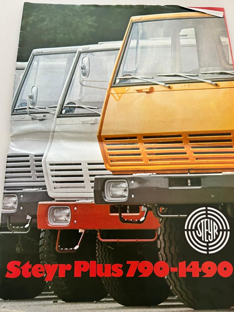 Steyr vrachtwagen folders, Verzenden, Gelezen, Overige merken