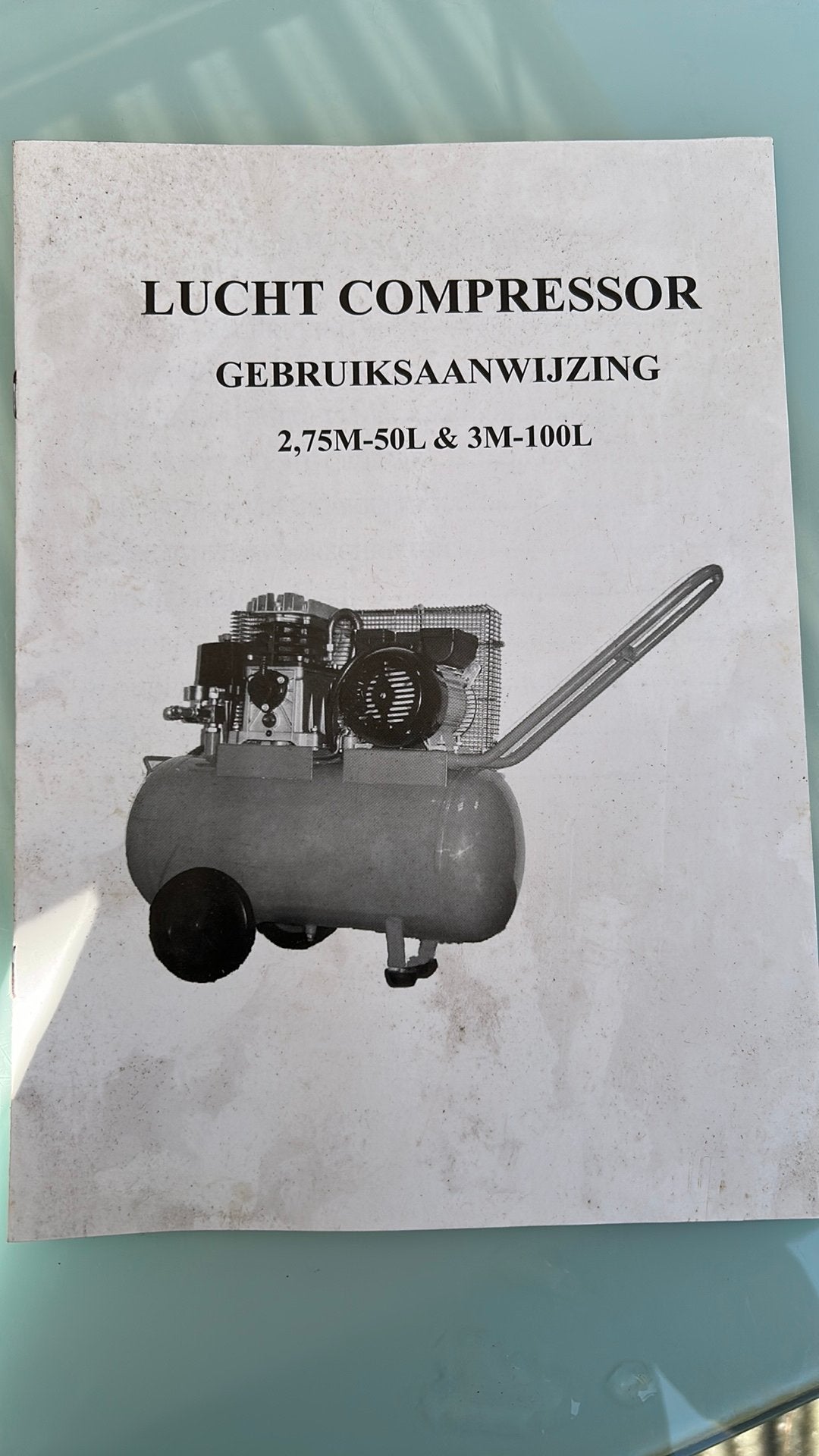 Compressor olie gekoeld, Doe-het-zelf en Verbouw, Compressors, Zo goed als nieuw, Minder dan 25 liter, Minder dan 200 liter/min