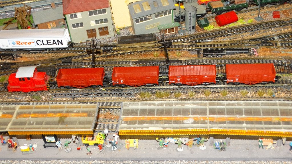Fleischmann goederen trein HO adv 16, Gelijkstroom, Fleischmann, Ophalen of Verzenden, Analoog