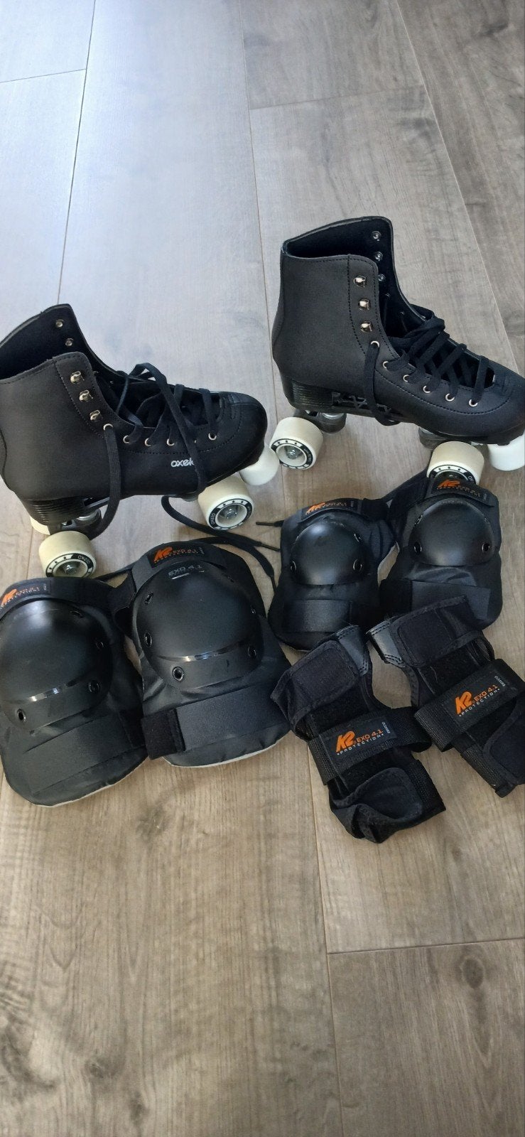 Oxelo rolschaatsen maat 40 met beschermers, Ophalen of Verzenden, Zo goed als nieuw, Dames