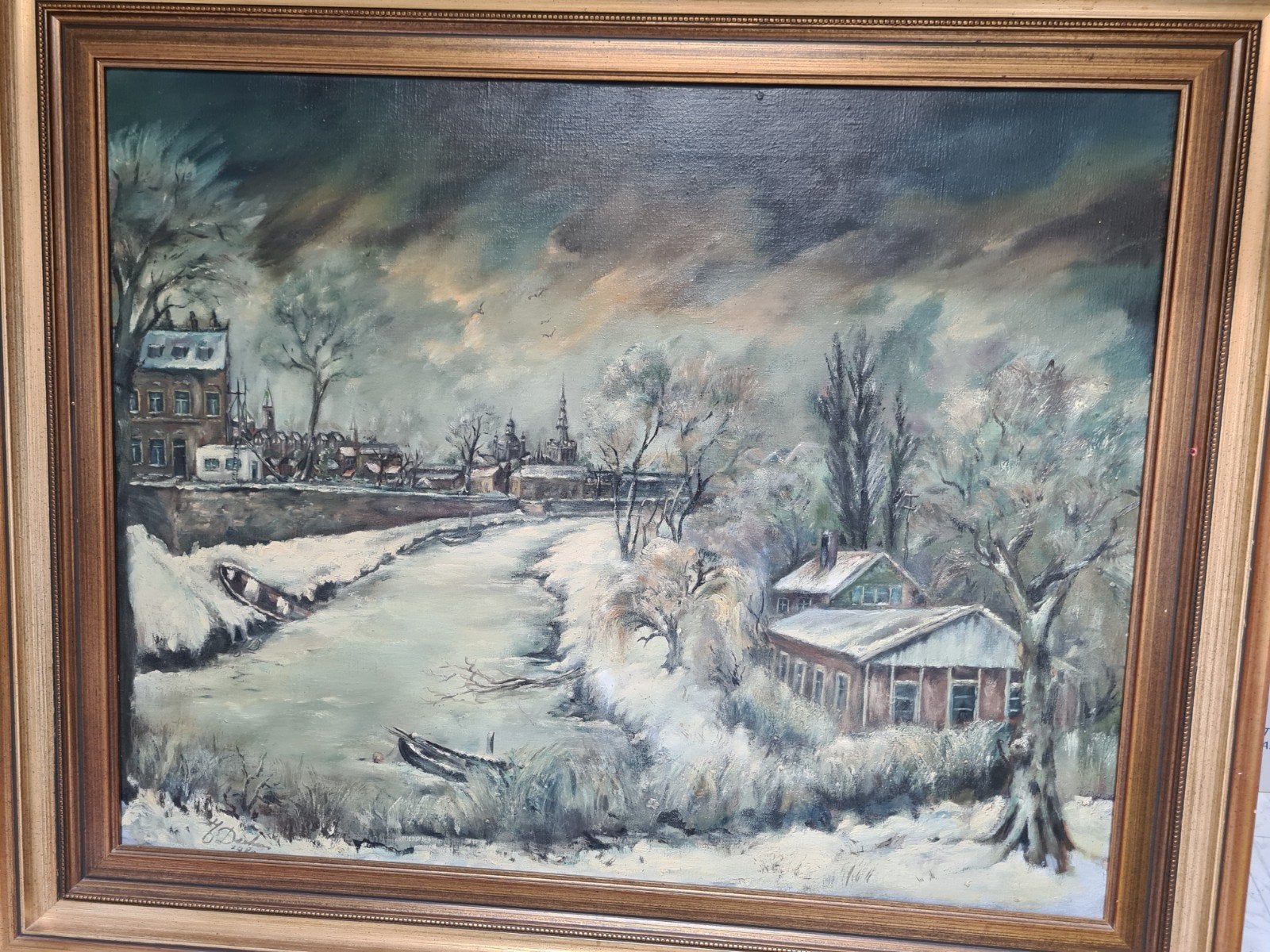mooi schilderij  van denbosch, Ophalen