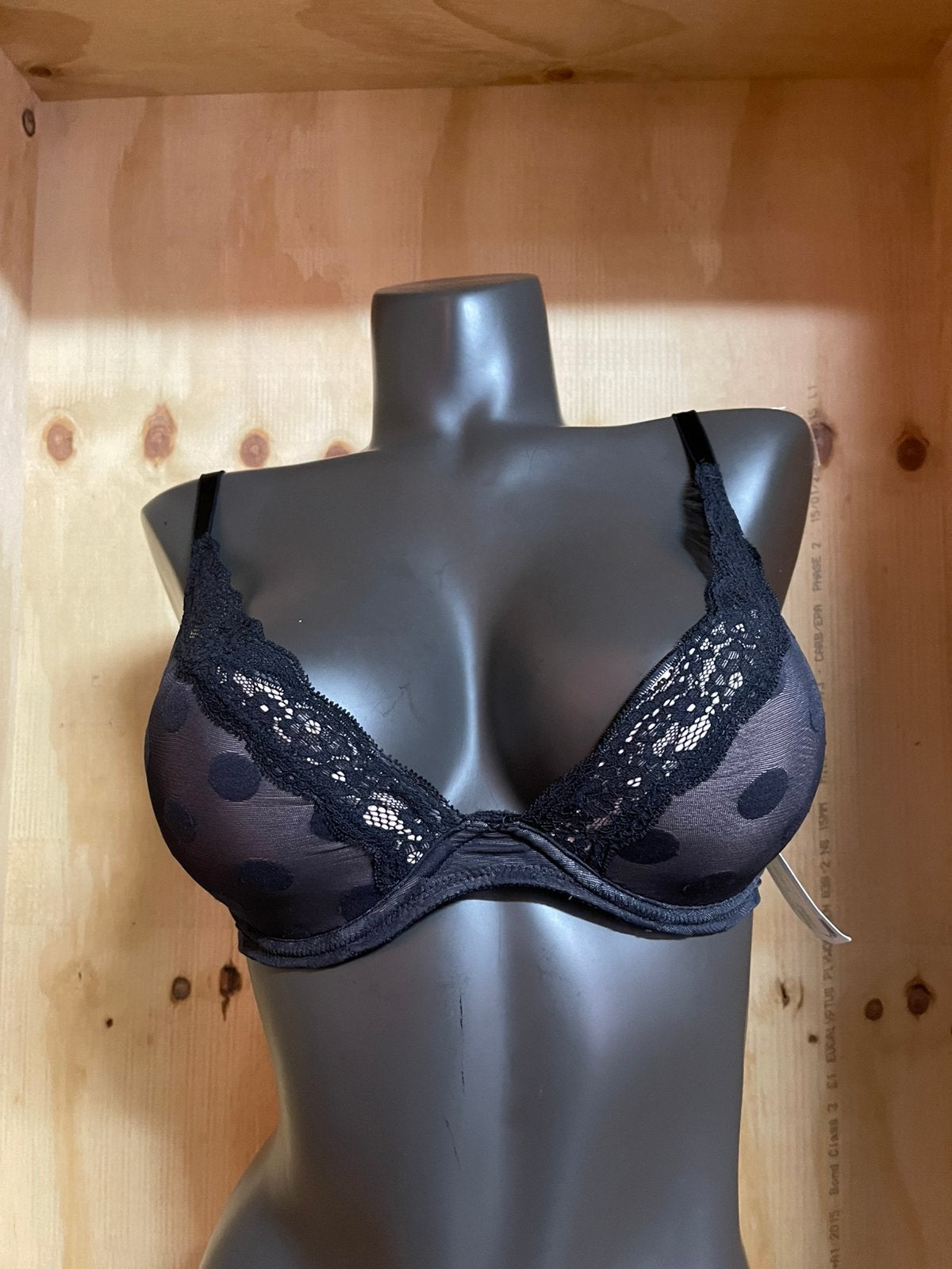 Passionata bh maat 65f Model 57016r, Verzenden, Zwart, BH